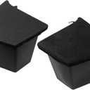 AA Ignition Rear Trunk Organizer Storage Bin with Lid Set of 2 - Compatible with Tesla Model Y 2022-2024 Vehicles - 5 Seater - Waterproof Rear Trunk Storage Side Boxes with Flocked Lid Accessories