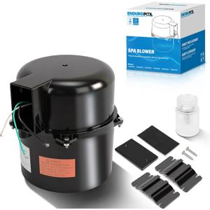 Silencer Spa Blower 1.0 HP 120V, Quiet & Shock-Absorbing