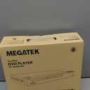 MEGATEK Region-Free HDMI DVD Player for TV, Compact CD/DVD Player for Smart TV, USB Port, Plays All Region DVDs & Multi Formats, Metal Housing, HDMI/RCA Cables & Remote Included