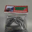 50 Count | for gutters with Perforated or mesh Gutter Guard | Clips | Hangers | to Hang Christmas Lights on gutters with Gutter Guard in Place | Clip | Made in USA