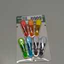 Set of 7 Colorful Magnetic Multi-Clips to Hang Documents or Close Bags #16499, 1 Pack of 7 Clips