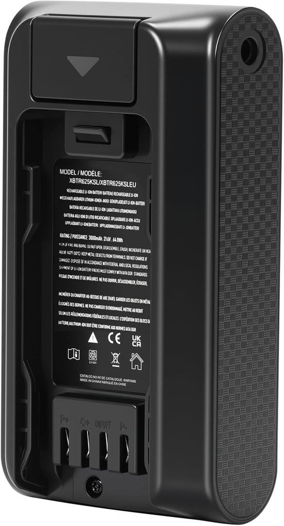 3000mAh Replacement Battery Compatible with Shark XBTR625KSLN Handheld IW3511, IW3615, IW3110C, IW3111C, IW3120C, IW3511, BU3521, BU3523 Series Cordless Vacuum Cleaner