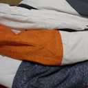 Queen Size Comforter Set with 2 Pillowcases, Mid Century 3 Pcs Bedding for Adults, Sun Boho Geometric Leaf Soft Comforter Set for Bedroom Bed Decor (Multi 9)