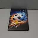 Case for iPad 10.2 Inch (9th/8th/7th Gen, 2021/2020/2019), Slim PU Leather Folio Smart Cover with Auto Sleep/Wake, Soft TPU Drop Protection & Multi-Angle Stand, Soccer Ball