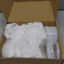 12 Pack Mini 3 Inch Small Glass Bowls with 12 Pack Lids, 2.5 oz Clear Glass Pinch Bowls, Condiment Containers, for Dips, spices, jams, Meal Prep Bowls