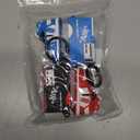 [2Pack] Gedicht for Apple Airpods 3rd Generation Case Cover, Cute Cartoon Shoe Box Soft Silicone Protective Cases for AirPods 3 Case with Keychain for Women Men, Red+Blue