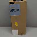 AMOSIJOY Cat Sill Window Perch Sturdy Hammock Seat with Cushion Bed Cover, Wood & Metal Frame for Large Cats, Easy to Adjust Windowsill, Bedside, Drawer and Cabinet (L) (24.4''L X 15''W, White)