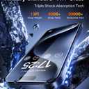 2 x UNBREAKcable Screen Protector for iPhone 15 Pro Max, Pull-To-Protect Easy Installation, Auto Dust-Elimination, 9H+ Military-Grade Tempered Glass, Bubble-Free, Case Friendly, HD Clear, 6.7 Inch, 2 Pack