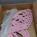 Yousoontic 2 Pcs Large Wooden Butterfly Props - 20" and 17.5" Standing Wings Cutout Backdrop Decoration for Birthday, Baby Shower, Wedding Party(Pink)