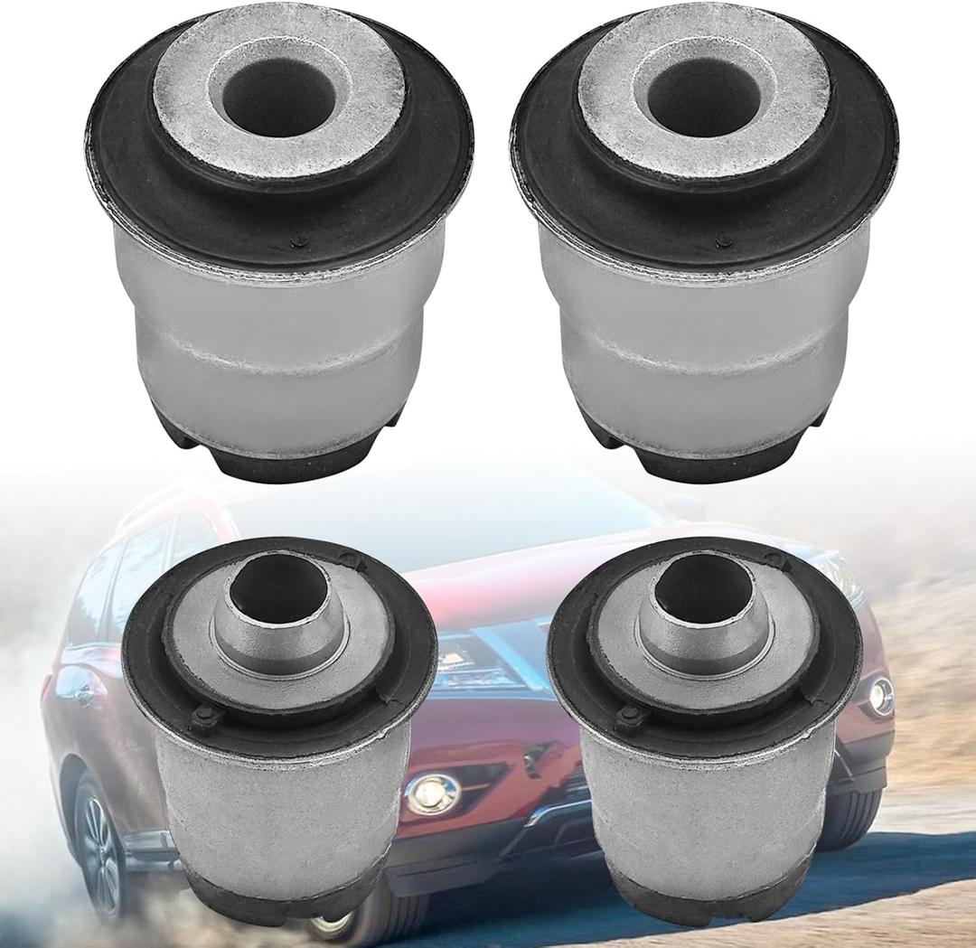 4Pcs Front Position Axle Subframe Bush Kit Compatible with Nissan Pathfinder R52 Compatible with Infiniti QX60 JX L50 Replace# 544003KD2A 544003KD2B 544003KD0C 544003KD0D