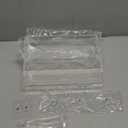 Acrylic Shower Shelves 3 Pack, Clear Adhesive Shower Caddy Organizer, Rustproof No Drill Wall Mount Bathroom & Kitchen Storage Rack