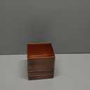 Monarch Abode Tissue Box Cover Square  Handcrafted Border Embossed Antique Copper Metal Tissue Holder Box for Bathroom Accessory, Aesthetic Decorative Facial Napkin Cube for Modern Home Decor