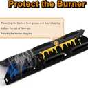 Grill Replacement Parts for BBQ Pro Kenmore 5 Burner 146.47468610 146.23680310 146.47469610 146.23770310 146.16153110 Flame Tamer Heat Plates 40800023 Burner 40700125 Crossover Tubes