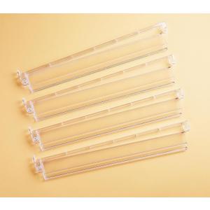 Mose Cafolo Set of 4 All in one Transparent Mahjong Rack & Pusher Acrylic Mah Jongg Rack Pusher 18" (Clear)