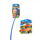 Chuckit! Ultra Dog Ball & Launcher Bundle Classic 26M 26" Length with 2 Pack Medium (2.5") Bouncy Fetch Balls for Dogs 20-60 lbs, Dog Fetch Ball Thrower