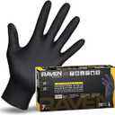 Raven Powder Free Nitrile Disposable Gloves | 7 Mil | Latex Free, Chemical + Puncture Resistant, Single Use | X-Large 