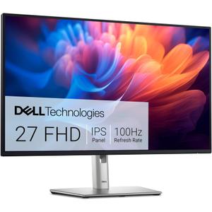 Dell 27 Monitor - P2725H - 27-inch Full HD (1920  1080) 100Hz Display, IPS Panel, 99% sRGB, 1500:1 Contrast Ratio, Tilt/Swivel/Pivot/Height Adjustable, 3-Year Advanced Exchange Service - Black