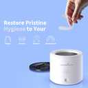 Ultrasonic Retainer Cleaner Auto-Adjust 39-48kHz Sonic Retainer Cleaner Machine for Aligner, NightGuard, Mouth Guard, Denture & More | Easy & Quiet