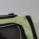 Pet Carrier for Small Medium Cats Dogs Puppies up to 15 Lbs, Airline Approved Small Dog Carrier Soft Sided, Collapsible Travel Puppy Carrier - Green (17.0"L x 11.0"W x 11.0"H)