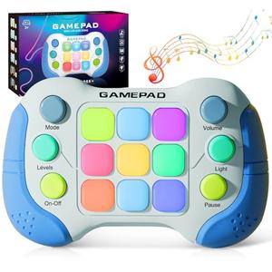 YouJabz Portable Game Console, Upgraded Quick Press Game, Light up Fidget Toy for Boys Girls Toddler, Fast Push Controller, Mini AutismToys Gaming Gift for Children Student, Back to School