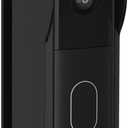 Anti-Theft Angle Mount for Blink Video Doorbell 2nd Gen (2025)  Adjustable Bracket with Weatherproof Cover, 45 Swivel, No-Drill or Screw Install (Black)