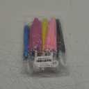 Hiawbon 1:6 Scale 8 Pcs Miniature Umbrellas Adjustable Mini Colorful Sunny Rainy Umbrella for 18 Inch People Decoration