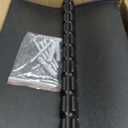 Car Parking Guide Mat, Durable Self Adhesive Anti-Skid Rubber Parking Mat, Wheel Stopper, 2 Pack FoldingTire Guides for Cars, Trucks, 23.6''x15.7''x2.8'' Black with Reflective Strips