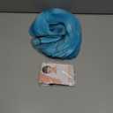 PLULON Short Light Blue Straight Bob Wig with Bangs, Shoulder Length Heat Resistant Synthetic Hair Wigs with Heart Sunglasses for Women Natural Look Daily Wear Cosplay for Halloween Costume Party