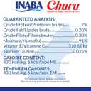 INABA Churu Cat Treats, Grain-Free, Lickable, Squeezable Creamy Pure Cat Treat/Topper with Vitamin E & Taurine, 0.5 Ounces Each Tube, 4 Tubes, Chicken with Crab Recipe (EXP 11/06/26)
