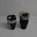 vensovo Black Terracotta & Clay Pots with Saucer - 6 Pack 5 Inch Terra Cotta Pot Ceramic Pottery Planter Cactus Flowerpots Drainage Hole, Great for Plants, Crafts and Wedding Favor