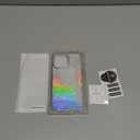 Coolwee Anti Yellowing Clear Glitter for iPhone 15 Pro Max Case Floral, 6.7 inch, 6.6ft Military Grade Protective Cute Mandala Crystal Bling Lace Slim TPU with Camera & Screen Protector