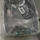 Amazon Basics Large Cat Litter Box with High Sides, Open Top for Easy Access, Includes Scoop with Storage, 19" x 15" x 11.75", Grey/Beige