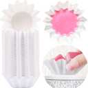 FANDOL Wax Melt Warmer Liners Reusable & Leakproof Candle Warmer Liners Wax Tray for Scented Wax,Electric Wax Warmers, Plug in Warmers, Candle Warmer,Wax Melter and Wax Burner (White, 50PCS)