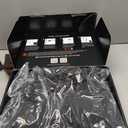 Graphene Women Heated Jacket 12V Fast Charge 18400mAh Large Capacity (Black, M)