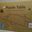 1500 Rotating Puzzle Board Pro, with 6 Drawers, Rubber Cover Mat, 34" x 25", 360 Lasy Susan, Sort-Wise Colorful Felt Drawers & 4 Trays, Wooden Jigsaw Puzzle Table, Birthday Gifts for Mom