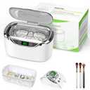 Ultrasonic Jewelry Cleaner, 24oz (700ml) Ultrasonic Cleaner with 48kHz High-Frequency, 5 Cleaning Modes, 304 Stainless Steel Tank, for Jewelry, Eyeglasses, Dentures, Coins, Watch Bands, Ring