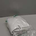 Yoofoss Waterproof Mini Crib Mattress Protector 2 Pack, Quilted Mattress Pad Cover Soft and Breathable, Machine Washable Portable Mattress Protector for Standard Baby Crib Size 38"X24" (White)