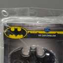 Fan Emblems Batman 3D Car Badge - 1989 Batwing Logo (Black Chrome: 3.8 x 1.8 x 0.2 inches)