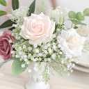 rongflower Babys Breath Artificial Flowers,30 Pcs White Gypsophila Greenery Sprays,Real Touch Flowers for Wedding Bouquets Centerpieces Floral Arrangements and Decorations