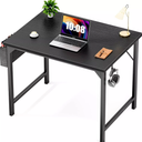 40" Home Office Computer Desk Writing Work Study Table with Storage Bag