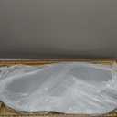 TRAHOME Irregular Asymmetrical Wall Mirror for Living Room Bathroom Entryway, Modern Decorative Mirror Hanging (Hook Style, 32'' x 18'') (Frameless)