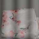 Horaldaily Spring Tablecloth 60×104 Inch Rectangular, Pink Cherry Blossoms Washable Seasonal Table Cover for Party Picnic Dinner Decor