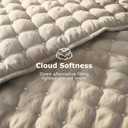 WDCOZY Beige California Cal King Size Quilt Bedding Sets with Pillow Shams, Cream Tan Oversized Lightweight Bedspread Coverlet, Quilted Blanket Thin Comforter Bed Cover, 3 Pieces, 118x106 inches