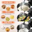 10.5QT Stand Mixer, 900W Electric Tilt-Head Kitchen Mixer Black