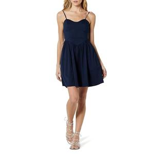 The Drop Women's Perla Shaped Waist Mini Dress Peacoat Navy, 3X, Plus Size