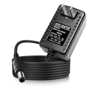 12V Charger for Audio Technica Turntable Charger Power Cord for Audio-Technica AT-LP60X AT-LP60X-BK/BW AT-LP60XBT-RD AT-LP120XUSB Record Player,Crosley cr8009a,Tacklife HA2 T6 T8 Pro Power DC Adapter