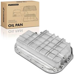A-Premium Lower Engine Oil Pan Sump with Drain Plug Compatible with Mercedes-Benz C280 CLK320 CLK430 E320 E430 ML320 ML430 S430 S500 SL500 CL500