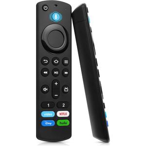 Replacement Voice Remote Fit for All Fireseries TV Cube/Stick, Compatible with Firestick 4K Max/4K (1st/2nd Gen), TV Stick (2nd/3rd Gen)/Lite/HD, and for All TCL, Insignia-Toshiba-Pioneer Smart-TVs
