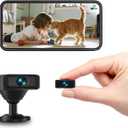 Hidden Camera, Mini Security Camera with Motion Detection, WiFi/Offline Recording, Nanny Camera for Home, Baby or pet Security, Support Cloud & SD Card Storage (Black)