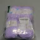 Thin Chenille Yarn for Crocheting & Knitting, Soft Plush Yarn for DIY Crafts, Amigurumi, Home Decor - 3 Light - 4 Pack of 1.7oz/142yds - Light Purple